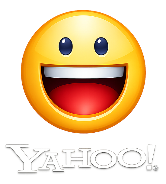 Yahoo Chat logo representing the chatrooms where Amir met early writers
